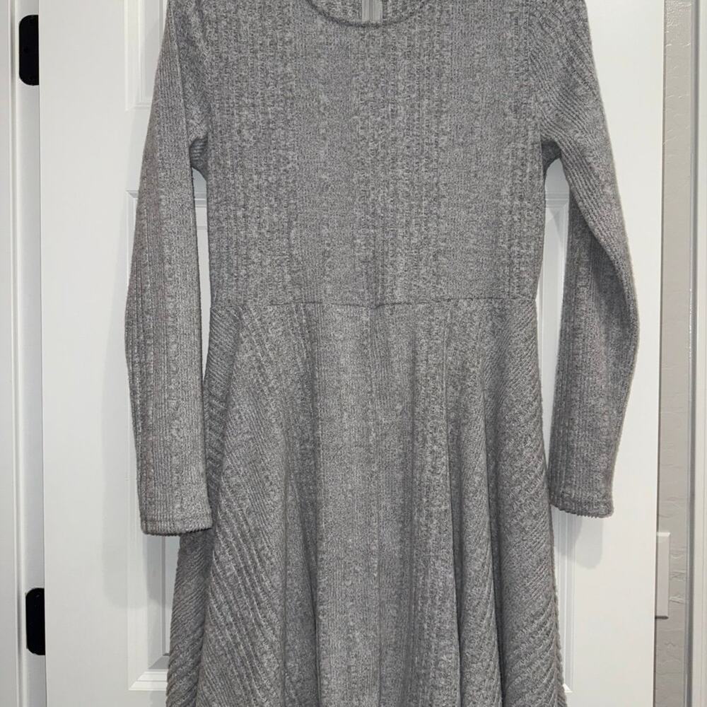 Long sleeve skater dress - xl